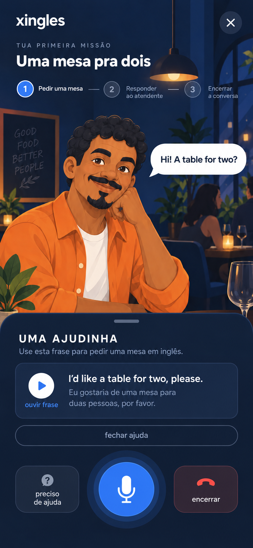 Conceito da conversa com Chicão